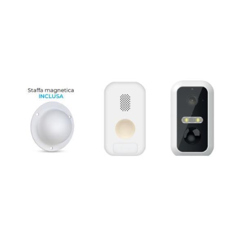 ISWI TELECAMERA A BATTERIA ISIWI WIRELESS FRI+ 5MPX BULLET FISSA PER ESTERNO IR LED E SHOWCOLOR AUDIO BI